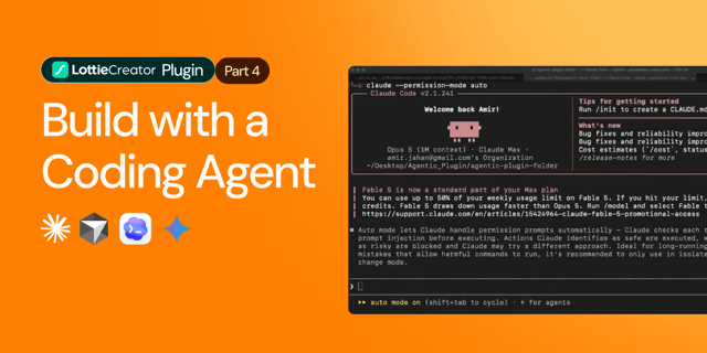 How to Build a Lottie Creator Plugin with a Coding Agent